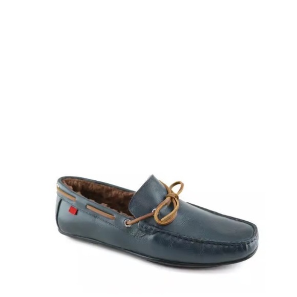 MARC JOSEPH NEW YORK ROCKEFELLER GENUINE SHEARLING  LINED DRIVING SHOE SIZE 7 - Picture 1 of 12